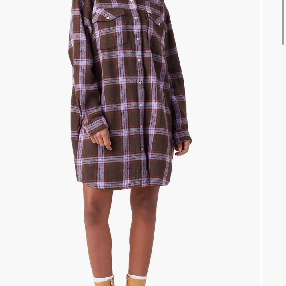 Wrangler Flannel shirt dress • size S • gently used